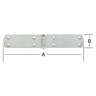 Balama franceza pentru lada, 500 x 40 x 3.0 mm, VORMANN