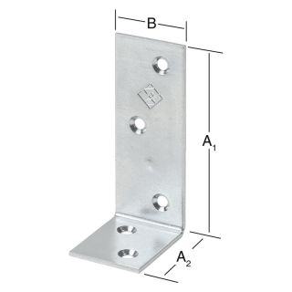 Vinclu de imbinare puternic, pentru grinzi, 100 x 75 x 30 x 3.0 mm, inox, VORMANN
