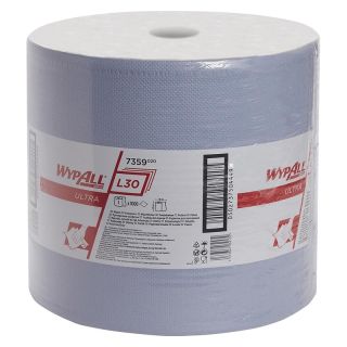 Prosoape de hartie WYPALL L30 Ultra™, pe rola, 38 x 35 cm, 3 straturi, 1000 foi, KIMBERLY-CLARK