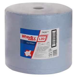 Laveta de stergere WYPALL L40, pe rola, 33 x 38 cm, 3 straturi, 750 foi, KIMBERLY-CLARK