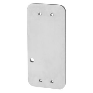 Placa de montaj pentru conectare dispozitiv antiefractie cu alarma, inox, DENI