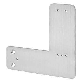 Placa de montare standard pentru usa cu cadru tubular, inox, DENI