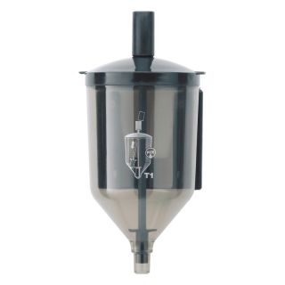 Dozator pentru sapun de spalat pe maini, 2.5 l, 34 x 15 x 15 cm, din plastic, E-COLL