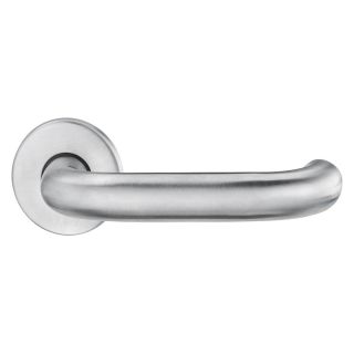 Maner pentru usi de exterior Riva 2103/5300, jumatate de set, inox, patrat 8mm, 142mm lungime, EDI