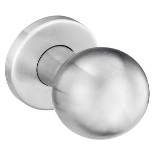 Buton pe rozeta 1052/5010, aluminiu, pentru usi de interior, K5, diametru 52mm, EDI