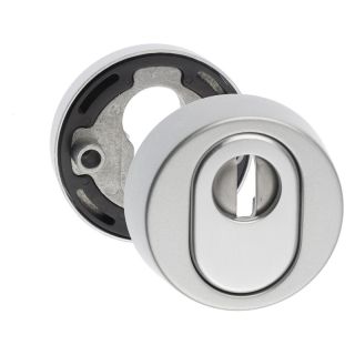 Rozeta de protectie pentru usa din fata, Ø 55mm, usi max. 68mm, grosime interior 8mm, exterior 15mm, EDI