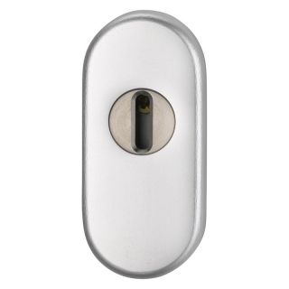 Rozeta ovala pentru cheie Ares, protectie antiefractie 0811/14, inox, 34x74.5mm, grosime 14.5mm, EDI