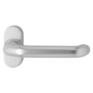 Maner pentru usa Ares FS 1300/2133, o singura bucata, rezistent la flacara, patrat 9mm, 150mm, argintiu, EDI