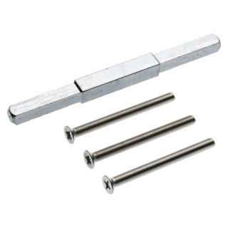 Set de montaj nr.170 pentru usi profilate, stift 140mm, patrat 8-10-8mm, grosimea usii 83-87mm, EDI