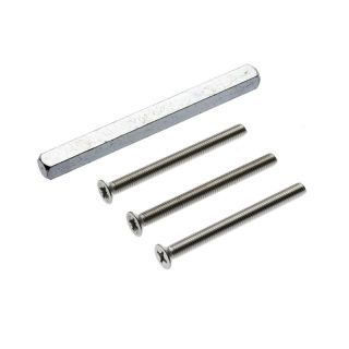 Set de montaj nr.41 pentru usi profilate, stift 100mm, patrat 8mm, grosimea usii 68-72mm, EDI