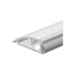 Sina de oprire a usii AKW, 63 x 20 x 1800mm, aluminiu cu buza din PVC, ELTON