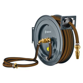 Tambur pentru furtun GEKA plus cu furtun de cauciuc de 3/4", 15 m, GEKA