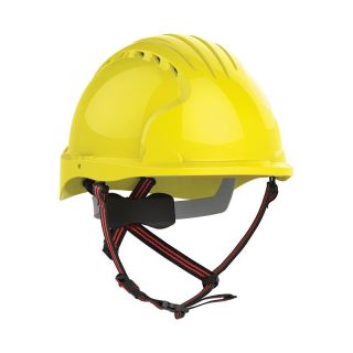 Casca de protectie industriala si de alpinism EVO5 DualSwitch, galbena, JSP