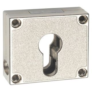 Incuietoare cu cheie Nr. 7445, 25 mm, PZ, nichelata, JUNIE