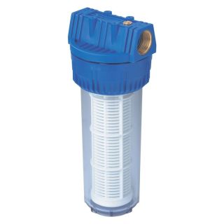 Filtru 1", cu insertie filtranta lavabila, 6200 l/h, 310 x 120 mm, 8 bar, METABO