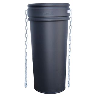 Tobogan de evacuare pentru moloz, din plastic, negru, 1,1 m, MUBA
