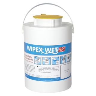 Dozator de servetele umede WET DESI, galben