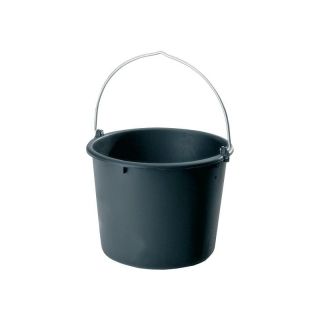 Galeata de constructie polietilena regenerata. negru 10 l