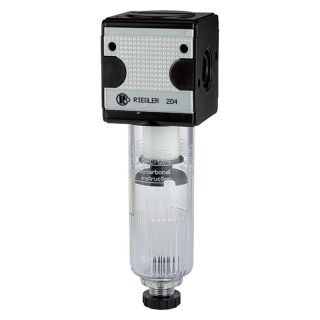 Filtru pneumatic, serie multifix, cu recipient din policarbonat, G1/2", 4000 l/min, DN15, G2, RIEGLER