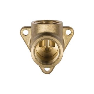 Suport de tavan pentru montare pe perete, alama, 2 x G3/8" filet interior, 29.5 mm, RIEGLER