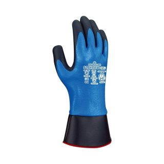 Manusi protectie taiere Showa S-TEX 377SC, albastru/negru, mas. 8