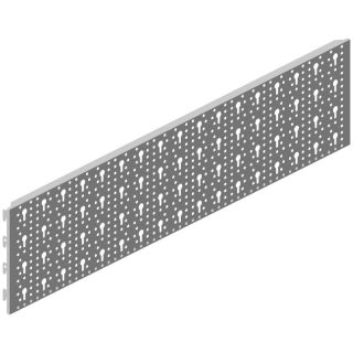 Placa de otel perforata nr. 11400 (5990), alba, 800 X 200 mm, DIY ELEMENT
