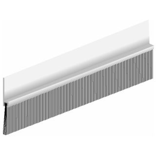 Profil etansare de podea IBS 80, din aluminiu, 2500 x 79 mm, cu peri 39 mm, montare sub usa, ELTON