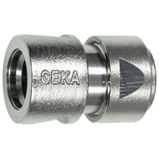 Conector de furtun GEKA plus 3/4", cu opritor de apa, ambalat in blister, GEKA