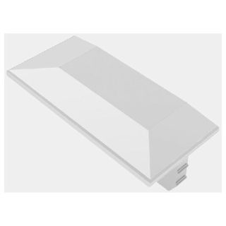 Capac profilat de capat KitchenLine, fixare prin clipsare, aspect de inox, HALEMEIER