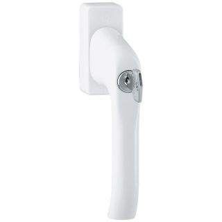 Maner fereastra seria Palermo 055S/U34, cu incuietoare 2W153, 7 x 32 mm, aluminiu F9016, HOPPE