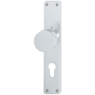 Buton pe placuta lunga 58/202, pentru clanta de coridor, PZ, 72/8mm, F1, HOPPE
