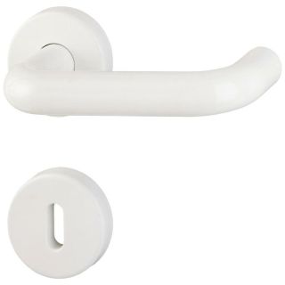 Maner pentru usi de interior 30-44mm, Baden K138L/15/15S, 8mm, WC, F9016, HOPPE