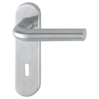 Maner pentru usi de interior 35-45mm, Bonn E150Z/353K, placa scurta, 8/72mm, PZ, inox, HOPPE