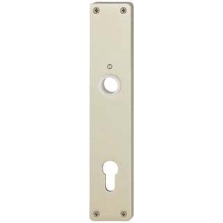 Placa lunga pentru clanta usii din fata 202H, 92mm, PZ, F1, aluminiu, HOPPE