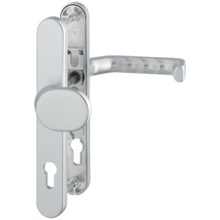 Set maner pentru usi profilate 67–72mm, cu placuta lunga, Liverpool 86G/3357N/1313G, 8/92 mm, PZ, F9, HOPPE