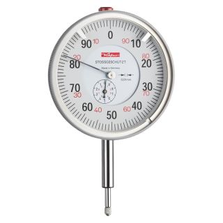 Ceas comparator cu diametru mare, 0-10mm, cardan 100mm, citire 0.01mm, KAFER