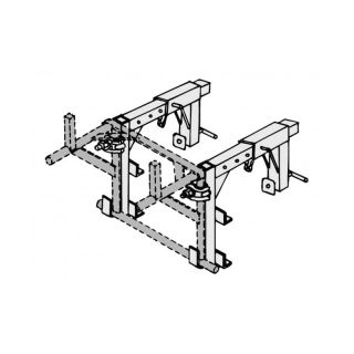 Suport fixare parapet pentru cadru troliu manual, MUBA