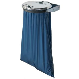 Suport de perete pentru sacul de gunoi, Ø 315 mm, 365 x 460 x 115 mm, pentru saci 70 - 120 l, negru