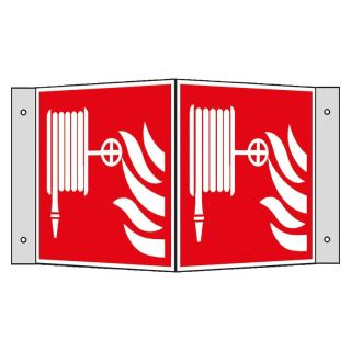 Indicator hidrant, unghiular, 200 x 200 mm, aluminiu, SAFETY MARKING