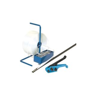 Sistem complet de ambalare cu banda poliester, banda 19 mm, rola 600 m