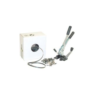 Set de legat cu chingi din plastic PP, 13 mm x 1000 m, 1350 N