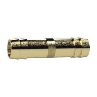Niplu dublu pentru furtun, din alama, Ø6mm, 55mm, RIEGLER