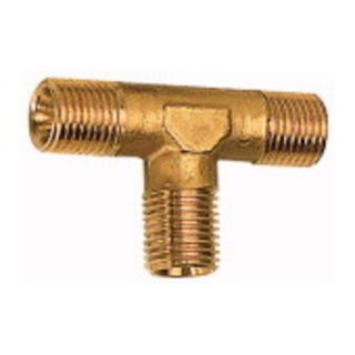 Racord T din alama, 3 iesiri exterioare, R1/2", 62x33.5mm, cheie 21mm, RIEGLER