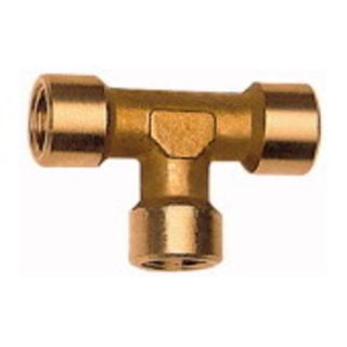 Racord T din alama, 3 iesiri interioare, G1/4", 51 x 25.5 mm, cheie 13mm, max. 60 bar, RIEGLER