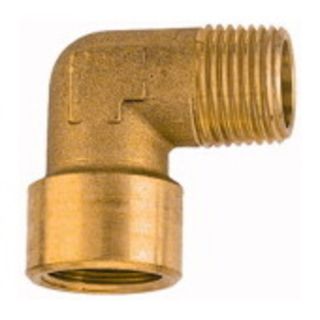 Racord 90 °, din alama, filet exterior x interior, R 1/2" x G1/2", cheie 21 mm, max. 60 bar, RIEGLER