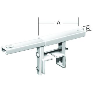 Consola pentru radiator plat cu latime 65-110mm, suport reglabil 190-280 mm, VORMANN