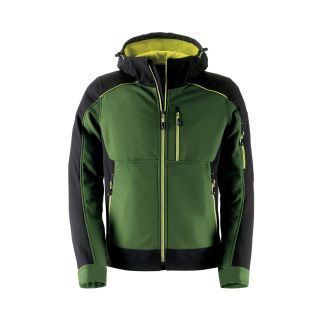 Jacheta Kapriol DYNAMIC softshell, verde, mas. XL