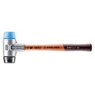 Ciocan Halder Simplex TPE moale cauciuc compozit carcasa din aluminiu 40 mm