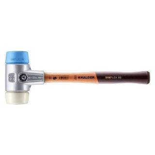 Ciocan Halder Simplex TPE moale nylon carcasa din aluminiu 60 mm