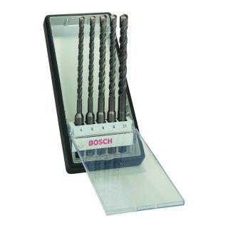 Set burghie pentru beton Bosch Robust Line SDS Plus-5, SDS Plus, 6-10mm, 5 bucati